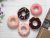 Donuts props for newborn session, Felted donut