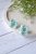 1 Blue hydrangea earrings studs