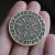 Custom coin with vegvisir,protection amulet with viking runes