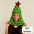 Christmas tree hat crochet pattern, Christmas crochet pattern