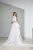 Church long sleeves wedding dress bridal gown. A line wedding dress.