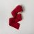 | Deep Red Silk Ribbon | Hand Dyed Silk Ribbon on Wood Spool