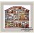 Dollhouse 2 Cross Stitch Pattern PDF Miniature embroidery