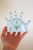 Blue Hand Ceramic Ring Stand