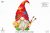 Gnome artist digital clipart png, сute characters,Hand Drawn