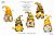 Watercolor gnome bee clipart, Cute characters, Bumble bee