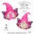 Butterfly gnome clipart. Clip art png, сute characters,pink