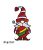 Christmas Pattern Gnome With a Ball, Holiday Décor Hangings, Instant Downloading, Printable PDF