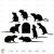 Rat Svg Mouse Silhouette Stencil Template Clipart