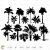 Palm Tree Svg Bundle Silhouette Cricut files Template Dxf