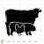 Farm Animal Svg Cow Chicken Pig Silhouette Stencil Template