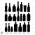 Bottles Svg Silhouette Cricut Files Stencil Clipart Png