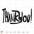 Thank You Svg Lettering Clipart Png Linocut Template