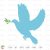 Dove of Peace Svg Cricut file Silhouette Clipart Png