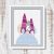 Winter Cross Stitch Pattern House on the Hill