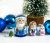 Beautiful Santa Claus Nesting Dolls , 2 inch