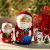 Merry Santa Claus Nesting Doll , Christmas Gift , 2 inch