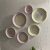 Decorative plates Set of 6 wall basket
