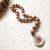 Bahai Prayer Beads 19×5/juniper wood prayer necklace