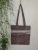 Strong high quality reusable brown tote bag, cotton canvas bag