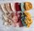 Bonnets with ribbons. Newborn photo props.