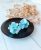 1 Blue flower earrings hydrangea stud earrings
