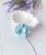 1 Blue flower necklace summer gift