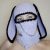 Bunny balaclava with chain Pastel goth hat with bunny ear