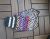 Women’s hand-knitted wool mittens are very warm with a pattern