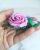 1 Lovely hairpin with a rose. Rose hairstyle.