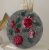 Peonies 3d painting, textured floral wall art, sculpture painting