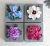 Set of 4 flower mini paintings, flower gallery, home decor.