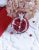 brooch handmade pomegranate as a gift