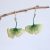 Ginkgo leaf earrings, botanical earrings, plant mom gift
