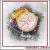 In the hoop Medallion pendant with an angel. Machine embroidery design.