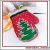 In the hoop embroidery design Christmas mitten bag 2.
