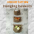 Crochet pattern Hanging jute wall basket in English US
