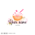 Watercolor Bakery Premade Logo Design, Cake Treat Sweets Branding