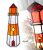 Lighthouse Stained Glass 3D Pattern Night Light