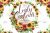 Watercolor sunflowers wit roses wreath, bouquet. Clip art png