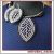 Embroidery design earrings pendant in the shape of a leaf 1.
