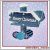 Digital machine embroidery design Christmas card
