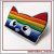 Rainbow cat ITH embroidery for Brooch or keychain or fabrics