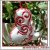 In the hoop tree toy snowman machine embroidery design.