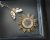 Sunflower Spinner Necklace, Rotatable fidget necklace