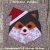 8in Pomeranian Christmas quilt block PDF pattern Paper Piecing