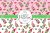Seamless patterns Gnomes watermelon. Digital paper cute characters