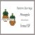 PINEAPPLE Earrings bead pattern PDF Bead pattern brick stitch