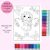 Gorgeous summer girl coloring page