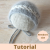 Tutorial: knit newborn hat photo prop. Baby bonnet pattern . DIY